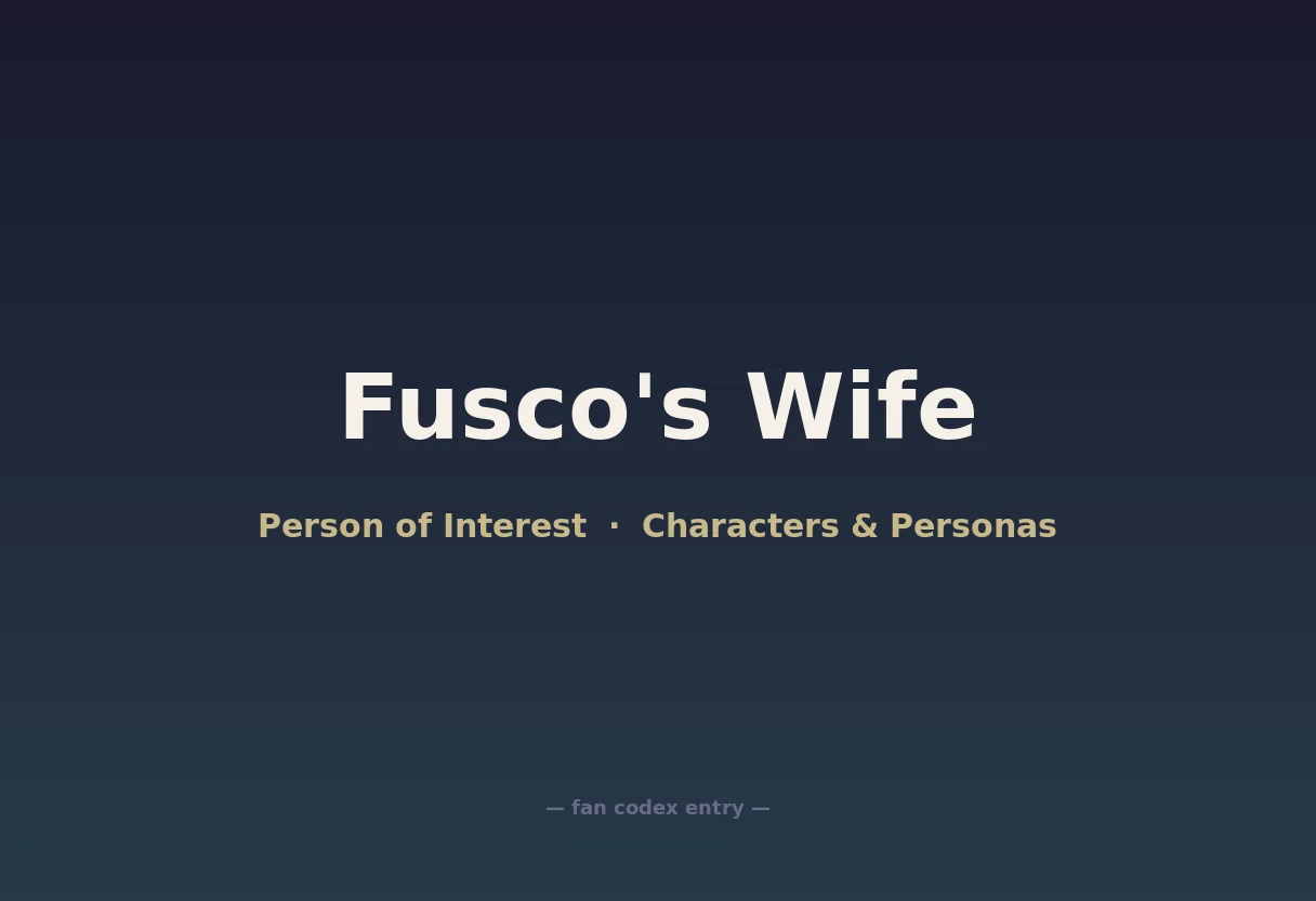 Fusco's Wife