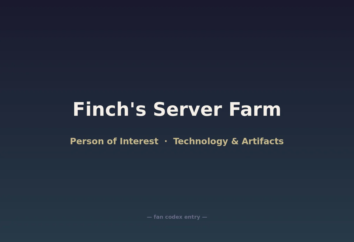 Finch's Server Farm