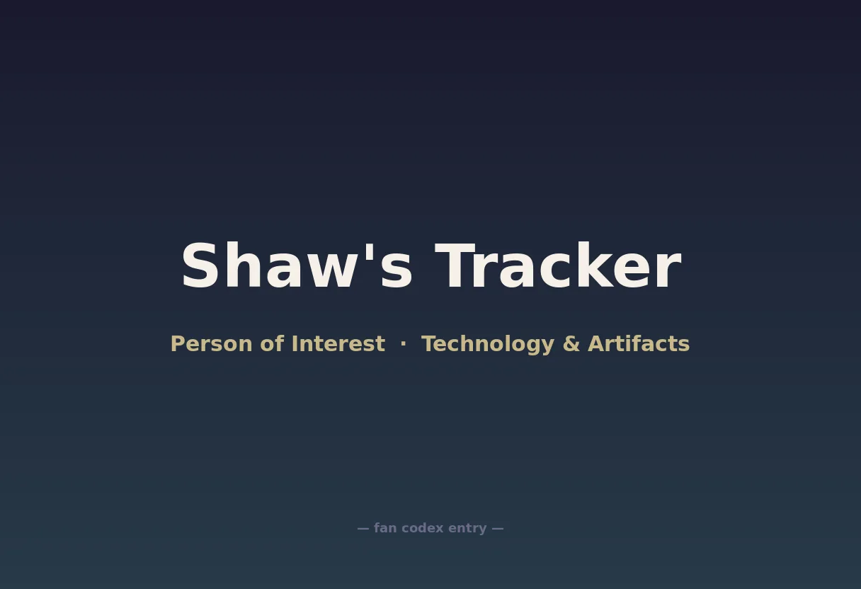 Shaw's Tracker